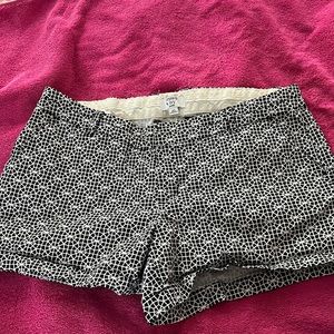 Crown and ivy navy blue geometric pattern shorts